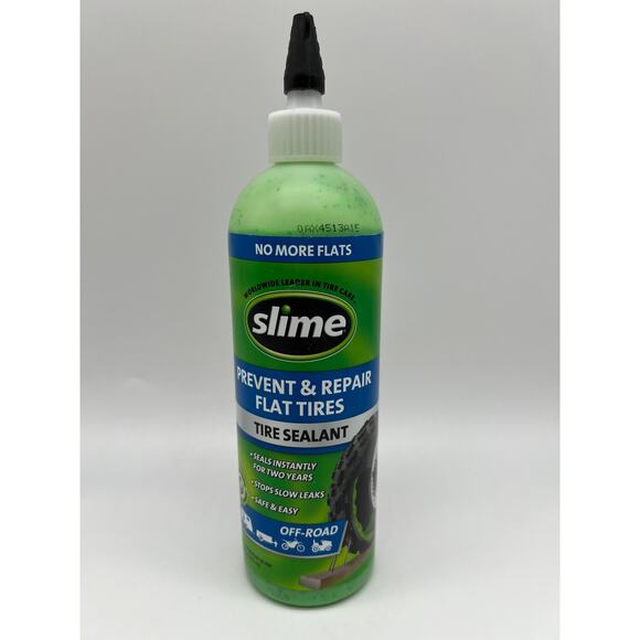 Slime Tire Sealant Repair Off Road Flat Tires 16oz Squeeze Bottle - Picture 1 of 12
